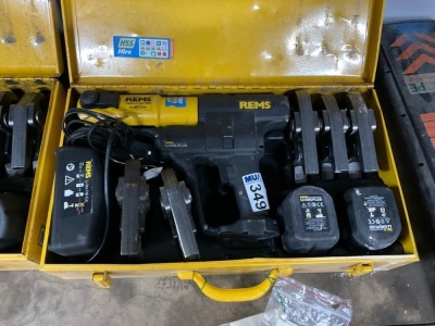 REMS AKKU PRESS 14.4V CORDLESS PIPE PRESS KIT