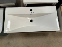 APPROX. 800 K-STORE SINGLE-DRAWER WALL-MOUNTED NEBRASKA OAK UNIT AND BASIN - 2