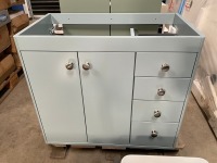 EX-DISPLAY APPROX. 800 POWDER BLUE PARAGON UNIT WITH BASIN - 7