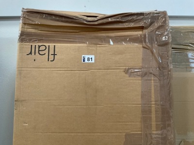 EX-DISPLAY FLAIR ORO 1200x900 RIGHT-HAND SLIDING DOOR IN CHROME