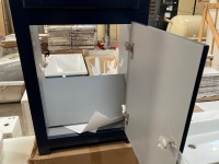 2No. TENBY SAPPHIRE BLUE TRADITIONAL VANITY UNIT - UNITS ONLY (NO BASINS). APPROX. 450 WIDE - 3