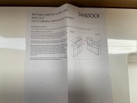 APPROX. 1000 MATCH ALL IN ONE UNIT IN OXFORD BLUE WITH RIGHT-HAND BASIN AND DOUBLE DOOR UNIT INC. INCORPORATED BACK TO WALL UNIT - 6