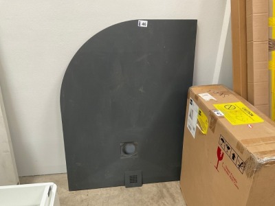 APPROX. 1200x900 LEFT-HAND OFFSET QUAD SLATE TRAY IN ANTHRACITE