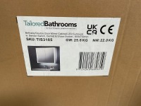 APPROX. 800 x 700 BETHANY DOUBLE-DOOR LED MIRRORED CABINET WITH SENSOR SWITCH, DEMISTER AND SHAVING SOCKET - 2