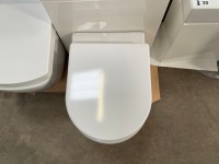 WHITE GLOSS WC UNIT WITH BACK-TO-WALL PAN AND SEAT - 3