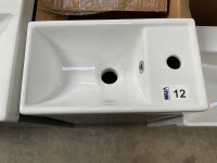 APPROX. 400 ANTHRACITE FLOOR-STANDING CLOAKROOM UNIT WITH BASIN - 3