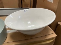 ROUND FREESTANDING BASIN APPROX. 465mm DIAMETER