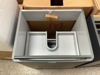 MYLIFE SOFIA 600 TWO-DRAWER FLOOR-STANDING UNIT AND BASIN IN LEAD GREY - 5