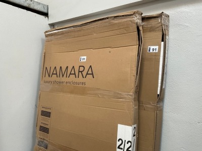 FLAIR NAMARA 1700 SLIDING DOOR IN CHROME