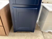 TENBY SAPPHIRE BLUE TRADITIONAL FLOOR-STANDING UNIT AND BASIN APPROX. 450 WIDE - 4