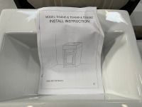 TENBY SAPPHIRE BLUE TRADITIONAL FLOOR-STANDING UNIT AND BASIN APPROX. 450 WIDE - 5