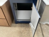 TENBY SAPPHIRE BLUE TRADITIONAL FLOOR-STANDING UNIT AND BASIN APPROX. 450 WIDE - 6