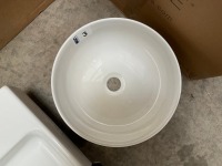 HIB ROUND FREESTANDING BASIN APPROX. 325mm DIAMETER - 2
