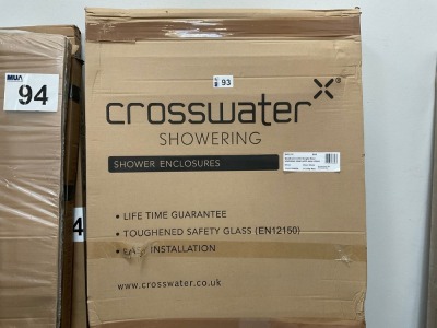CROSSWATER SVELT 800 QUAD SINGLE SLIDING DOOR IN CHROME