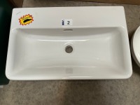 APPROX. 600x380 LAUFEN WALL-MOUNTED BASIN - NO TAP HOLE - 2