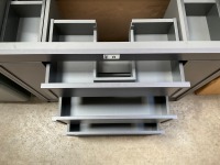 ROPER RHODES CONCIERGE 1000 FLOOR-MOUNTED FIVE-DRAWER UNIT IN MATTE CARBON WITH BASIN - 9