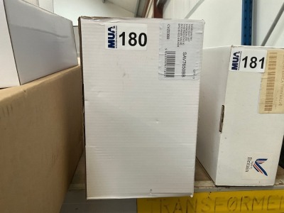 TWO-OUTLET CONCEALED THERMOSTATIC SHOWER VALVE IN BRUSHED BRASS