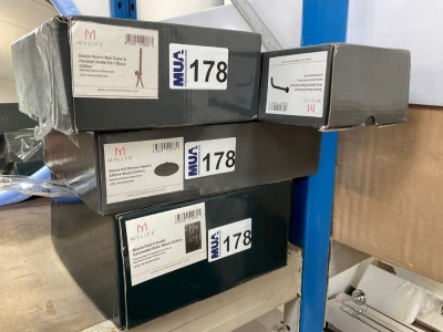 BLACK EDITION DUAL OUTLET CONCEALED VALVE SHOWER KIT