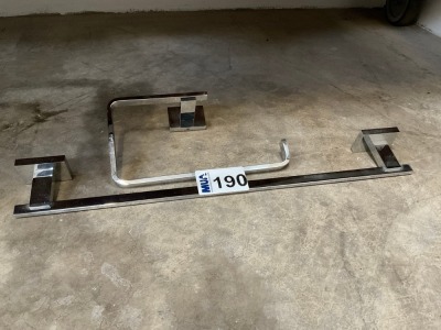 QUANTITY OF ASSORTED CHROME ACCESSORIES