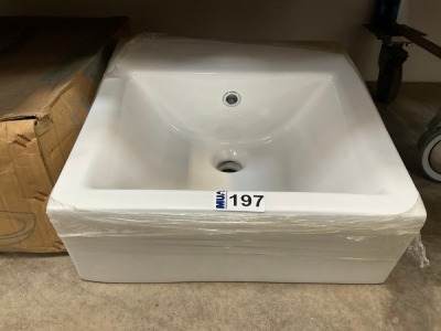 CERAMIC&nbsp;WALL BASIN APPROX. 420 &times; 420