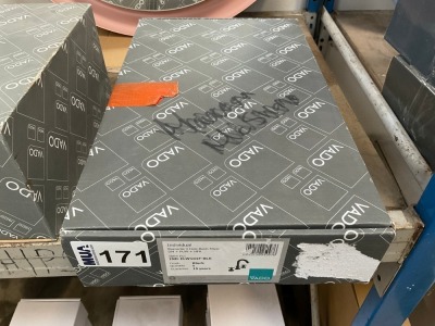 VADO ELEMENTS THREE-HOLE BASIN MIXER IN BLACK