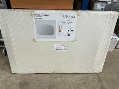 UTOPIA 800 OPULA MIRROR IN INDIGO BLUE (NO SHELF)