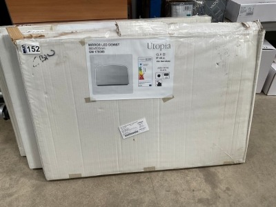 UTOPIA 800 OPULA MIRROR IN INDIGO BLUE (NO SHELF)