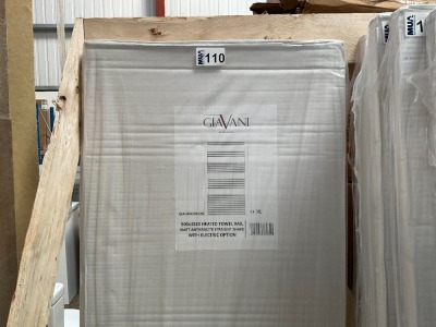 APPROX. 1600x500 ANTHRACITE STRAIGHT LADDER RAIL COMPLETE