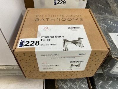MAGNA BATH FILLER IN CHROME