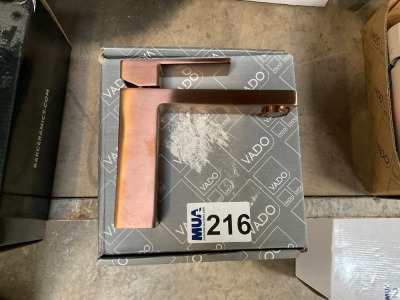 VADO NOTION MONO BASIN MIXER IN BRUSHED BRONZE