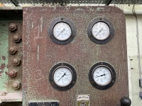 ROBERT BURKLE PMU 3000-120 HYDRAULIC PANEL PRESS - 8