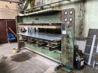 ROBERT BURKLE PMU 3000-120 HYDRAULIC PANEL PRESS - 12