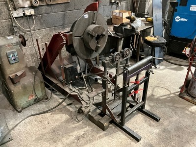 240v METAL TURNTABLE & ROLLER STAND