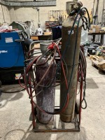 GAS BOTTLE TROLLEY, BURNER HEAD, WELDING HEAD & LEADS