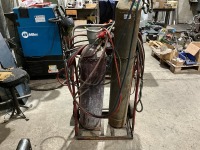 GAS BOTTLE TROLLEY, BURNER HEAD, WELDING HEAD & LEADS - 4