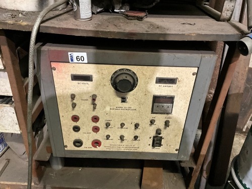 BROOKS TRONICS 25-200 PORTABLE ELECTROPLATOR