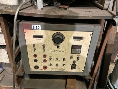 BROOKS TRONICS 25-200 PORTABLE ELECTROPLATOR