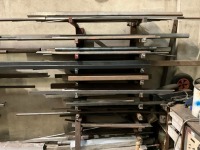 5 LEGGED 11-TIER METAL STORAGE RACK & CONTENTS - 2