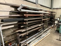 5 LEGGED 11-TIER METAL STORAGE RACK & CONTENTS - 6