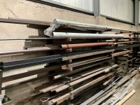 5 LEGGED 11-TIER METAL STORAGE RACK & CONTENTS - 7