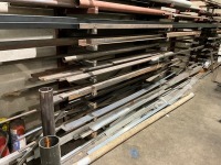 5 LEGGED 11-TIER METAL STORAGE RACK & CONTENTS - 8