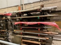 3 LEGGED 11-TIER METAL STORAGE RACK & CONTENTS - 2