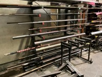 3 LEGGED 11-TIER METAL STORAGE RACK & CONTENTS - 7