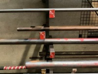 3 LEGGED 11-TIER METAL STORAGE RACK & CONTENTS - 10