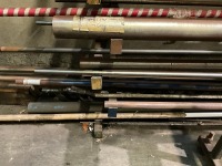 3 LEGGED 11-TIER METAL STORAGE RACK & CONTENTS - 12