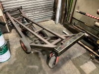 APPROX. 2m x 520mm MOBILE METAL TROLLEY