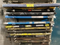 METAL WALL RACK TO INC. ASSORTED WELDING RODS - 3