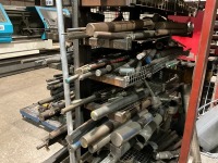 8-TIER DOUBLE-SIDED METAL RACK & CONTENTS - 8