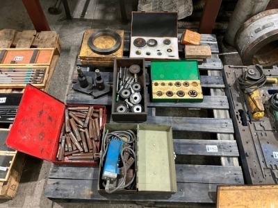 PALLET LOT OF ASSORTED TAPS & DIES