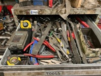 14 DRAWER METAL CABINET & CONTENTS - 2